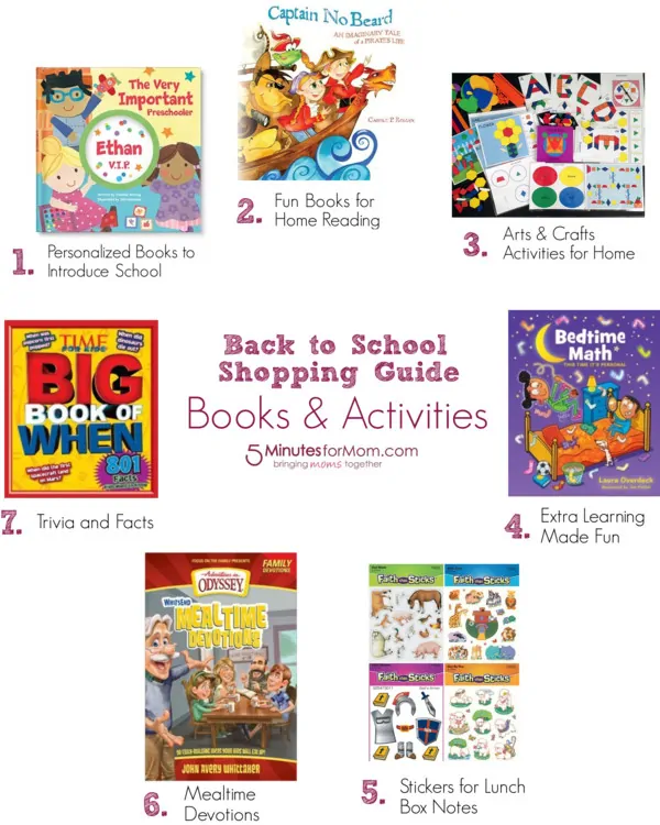 Back To School Shopping Guide Books