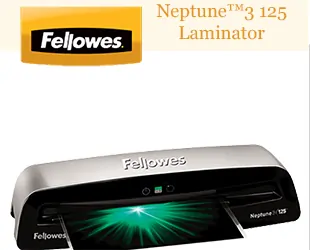 Back To School #Giveaway: Fellowes Neptune™3 125 Laminator