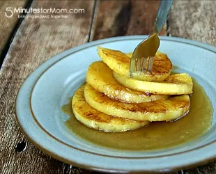 Grilled Pineapple with Brown Sugar Glaze