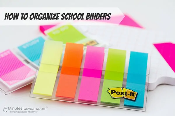 How to Organize School Binders