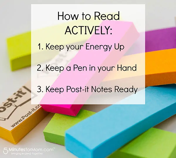 how to read actively