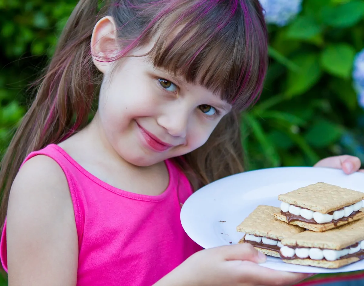 sophia and the smores