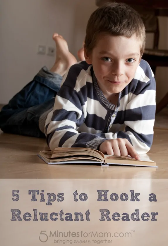 5 Tips to Hook a Reluctant Reader