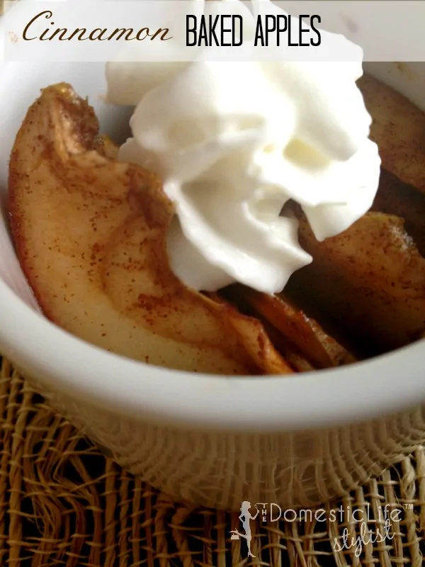 Cinnamon Baked Apples