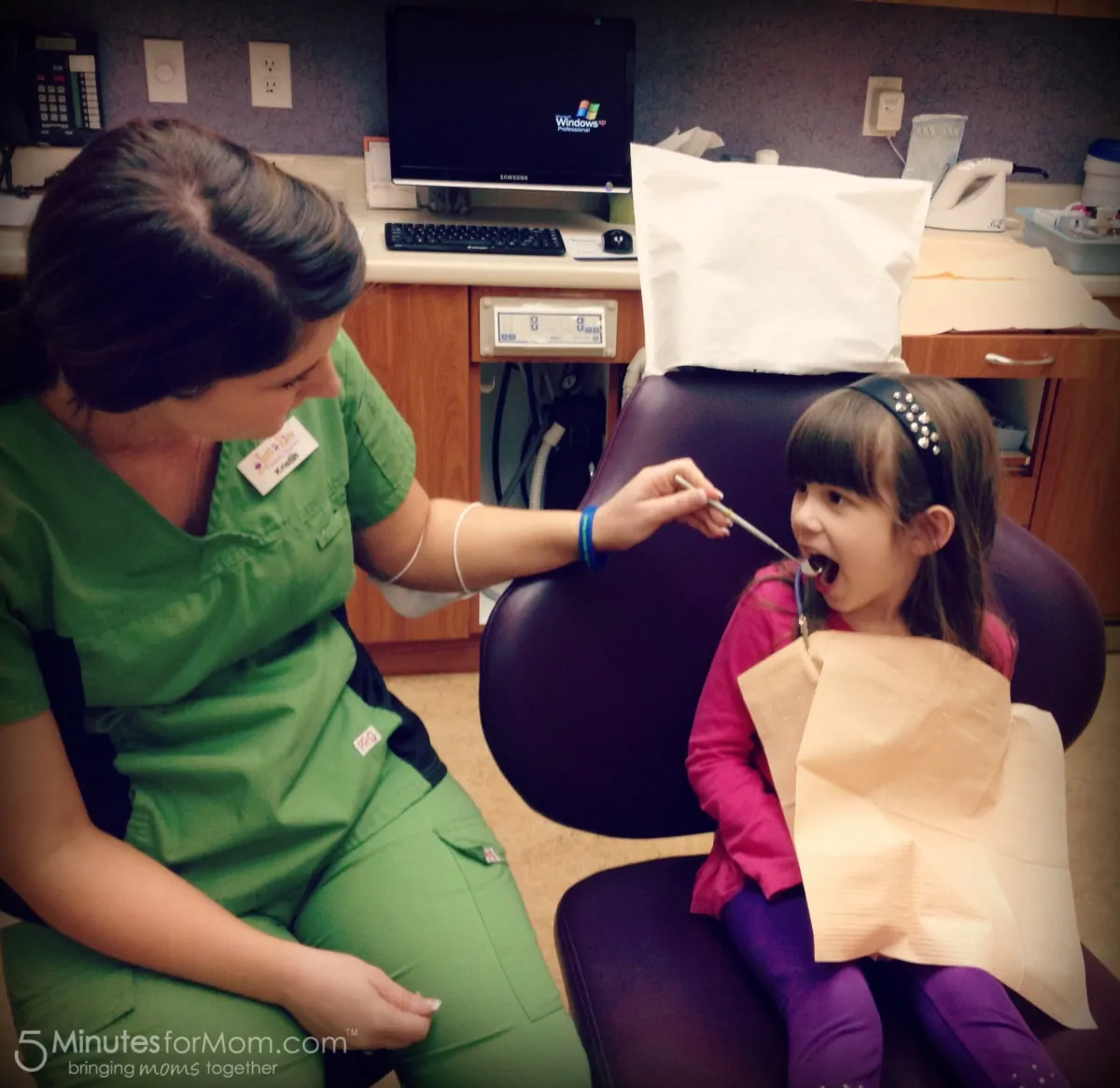 Sophia at the Dentist