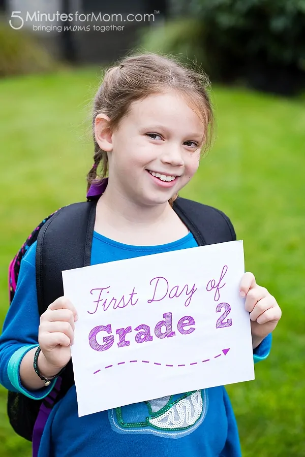 first day of school photos