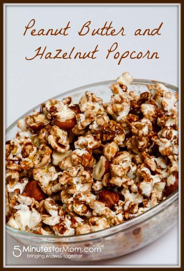 Peanut Butter and Nutella Popcorn