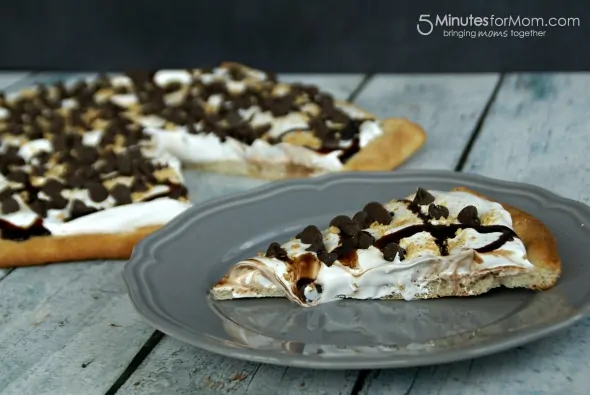 S'mores Dessert Pizza / by Busy Mom's Helper for 5MinutesForMom.com #DessertPizza #Smores