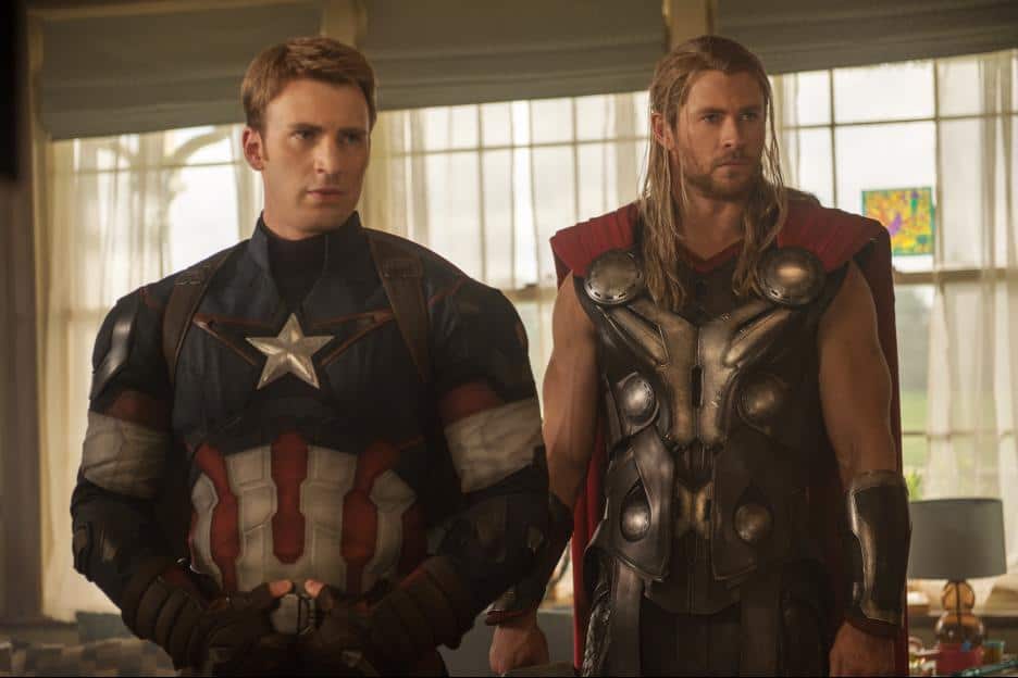 Avengers - Age of Ultron - Captain America and Thor #AgeOfUltron #Avengers