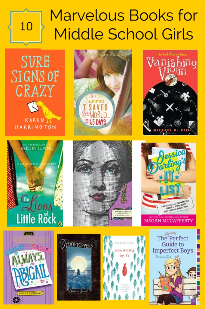 10 Marvelous Books for Middle School Girls