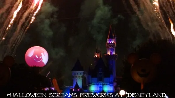 Halloween Screams Fireworks at Disneyland