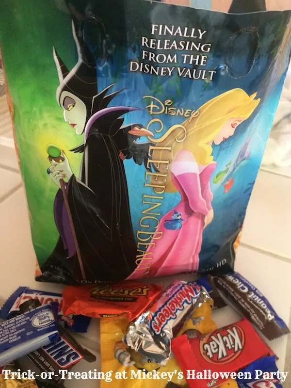 Mickey's Halloween Party Treat Bags 2014