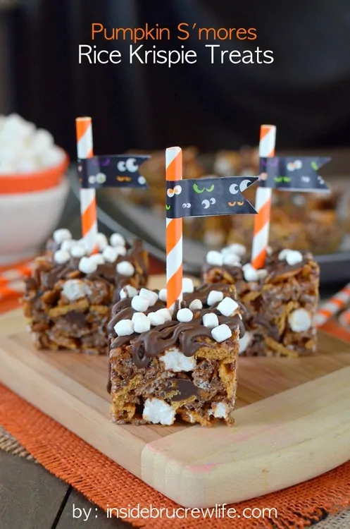 Pumpkin-Smores-Rice-Krispie-Treats-title-2