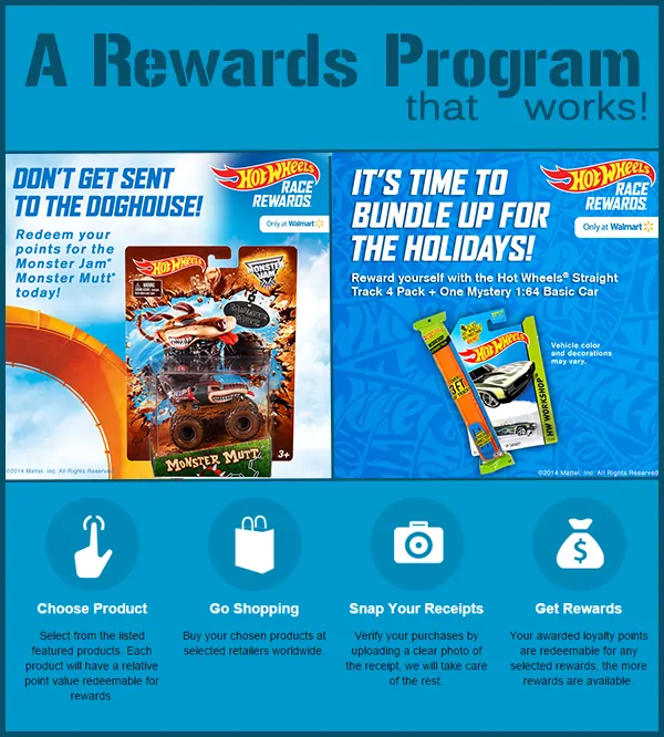 hot wheels rewards