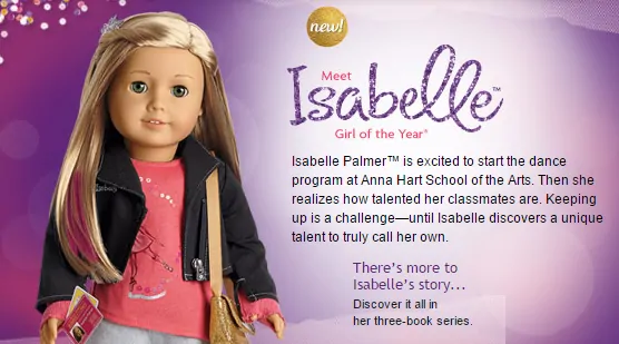 American Girl Of the Year Isabelle