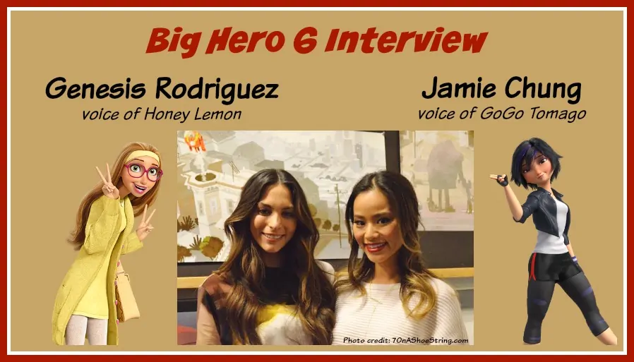 Big Hero 6 Interview - Genesis Rodriguez & Jamie Chung