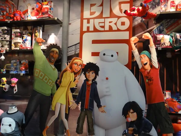 Big Hero 6 Merchandise Display