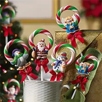 Christmas lollipops