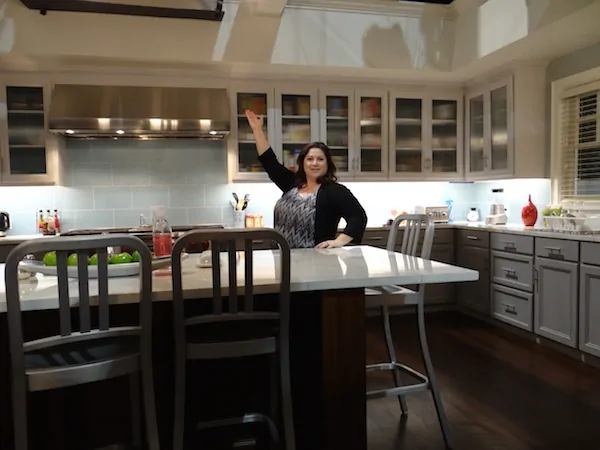 Dawn Cullo in the kitchen of black-ish