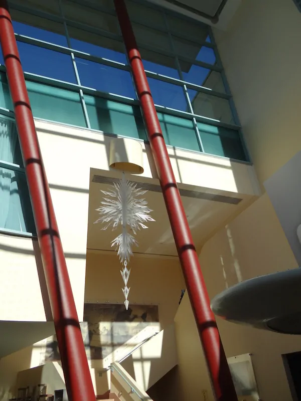 Frozen Fractal inside the Roy E. Disney Animation Building