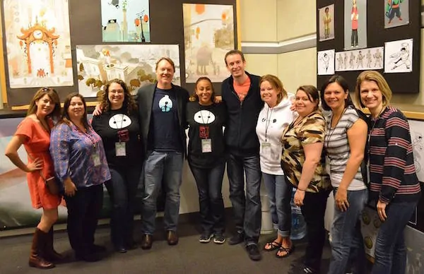 Group Photo with Big Hero 6 Directors Don Hall and Chris Williams