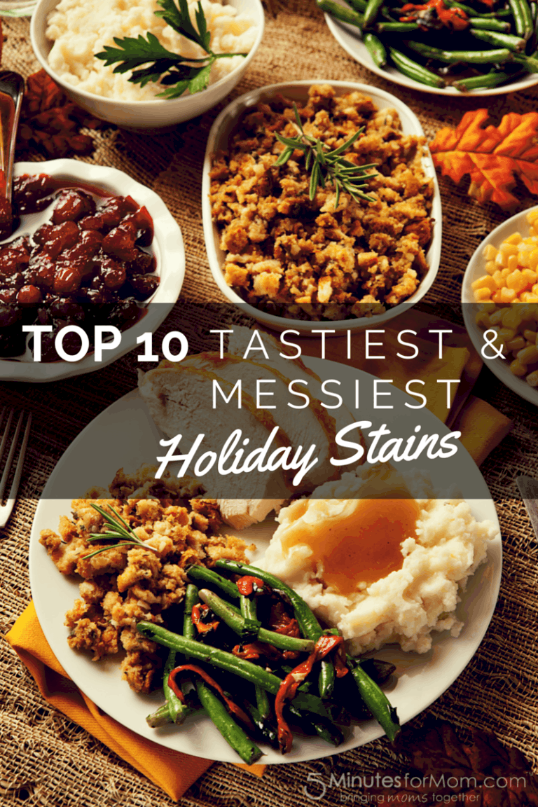 Top 10 Tastiest and Messiest Holiday Stains