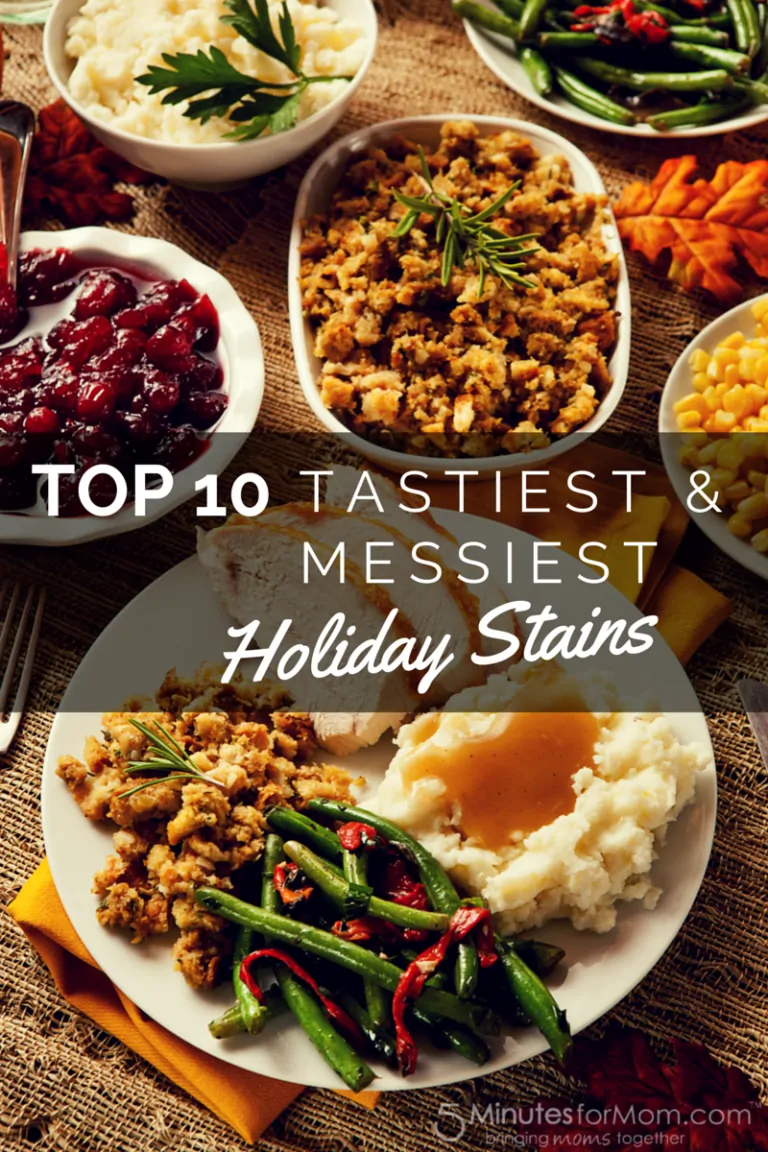 Top 10 Tastiest and Messiest Holiday Stains