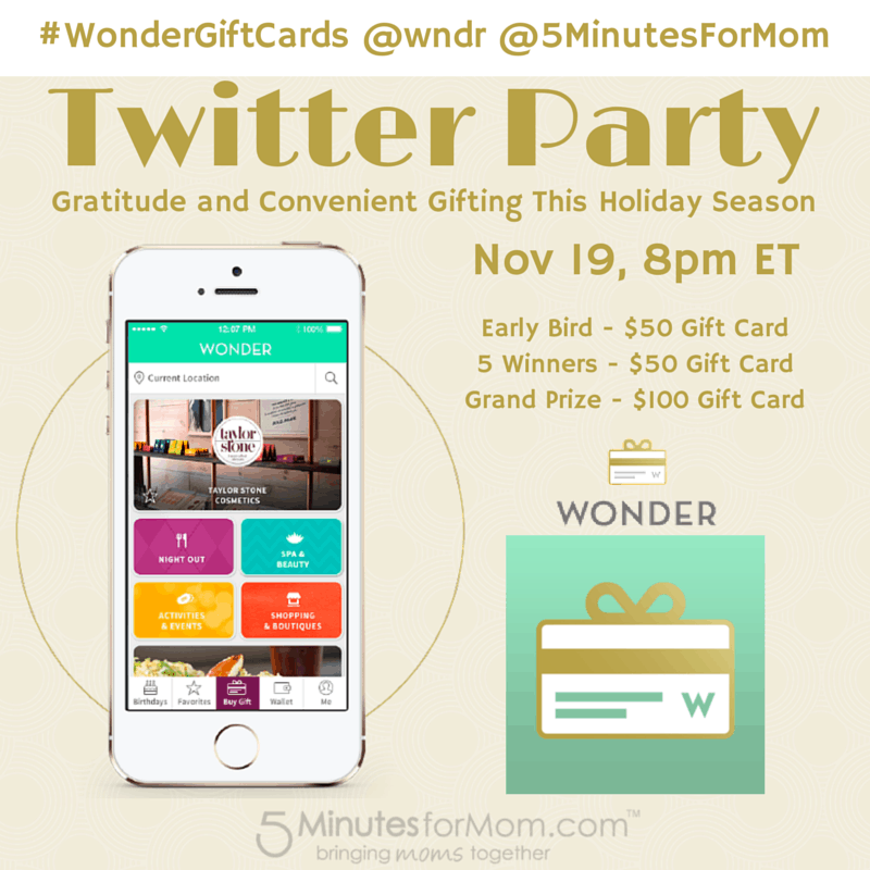 Twitter Party WonderGiftCards