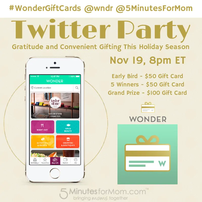 Twitter Party WonderGiftCards