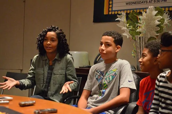 black-ish interview - Yara Shahidi, Marcus Scribner