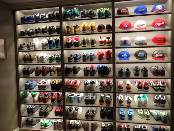 black-ish set tour - Dre's Shoes and Hats