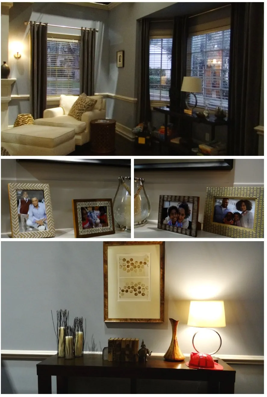 black-ish set tour - Living Room Collage