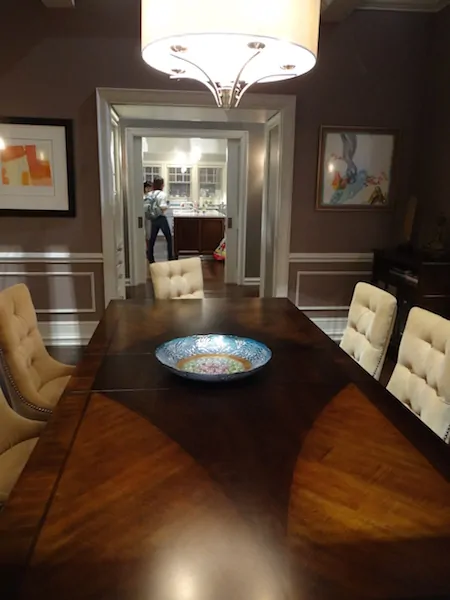 black-ish set tour - dining room