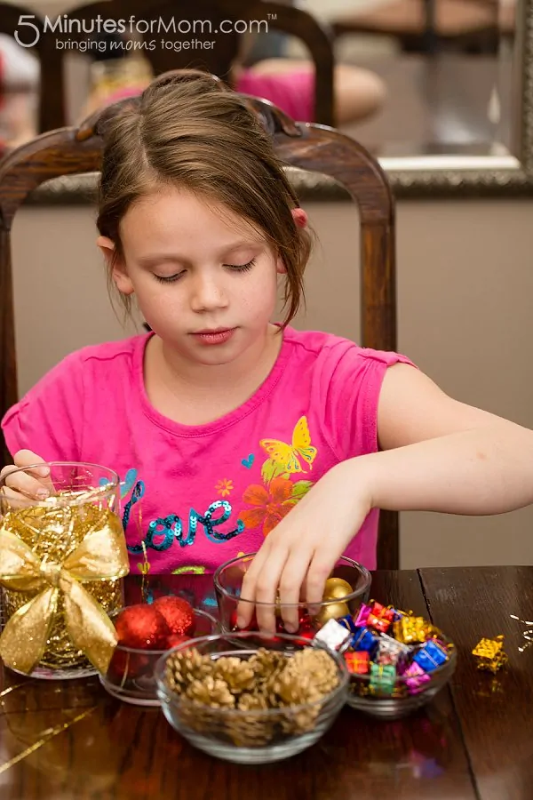 Christmas craft for kids centerpiece 