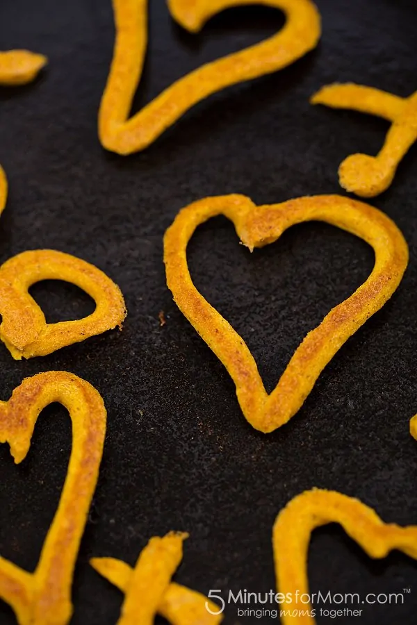 Pumpkin Pancake Hearts