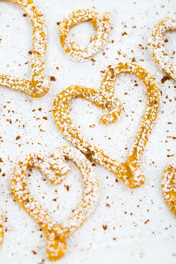 Pumpkin Pancake Hearts