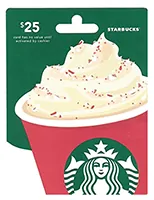 teacher starbucks gift card