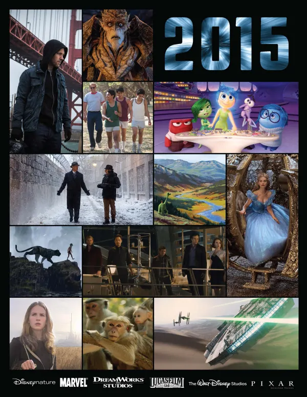 2015 Walt Disney Pictures Slate