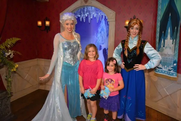 Anna and Elsa Disneyland