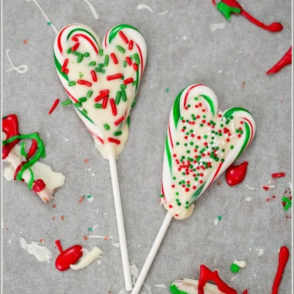 Candy Cane Lollipops — Winter Indoor Activity for Kids