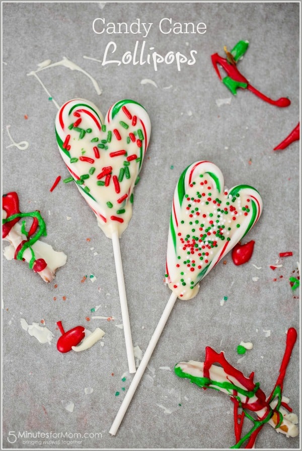Candy Cane Lollipops Winter Indoor Activity for Kids