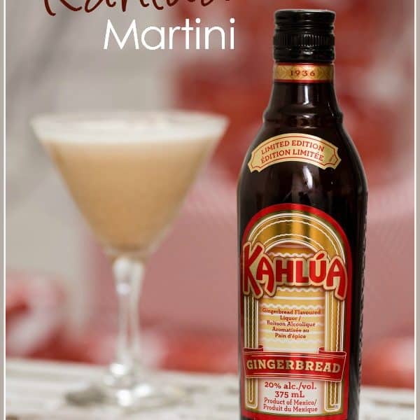 Gingerbread Kahlua Martini