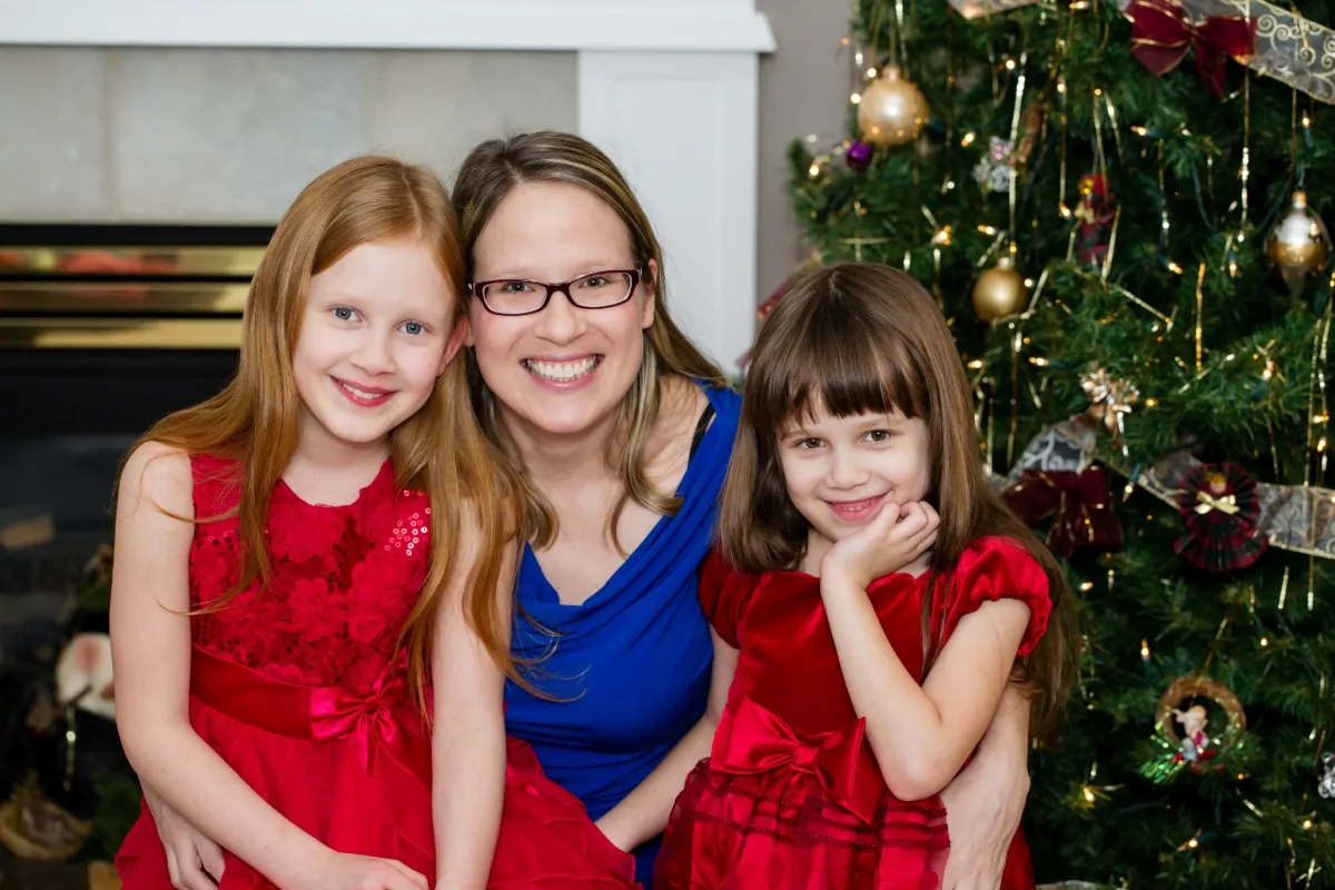 Susan and Girls Christmas Day