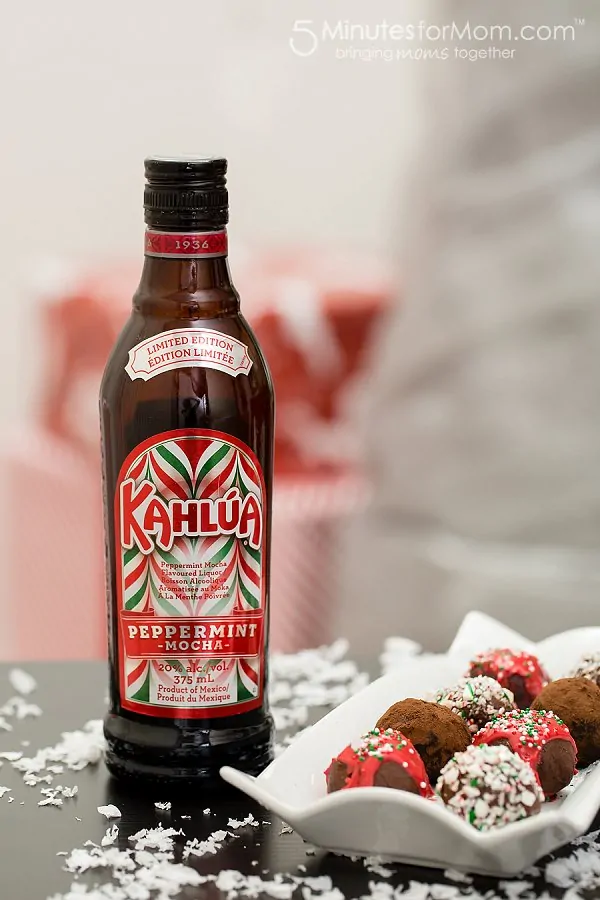 Peppermint Truffles with Kahlua