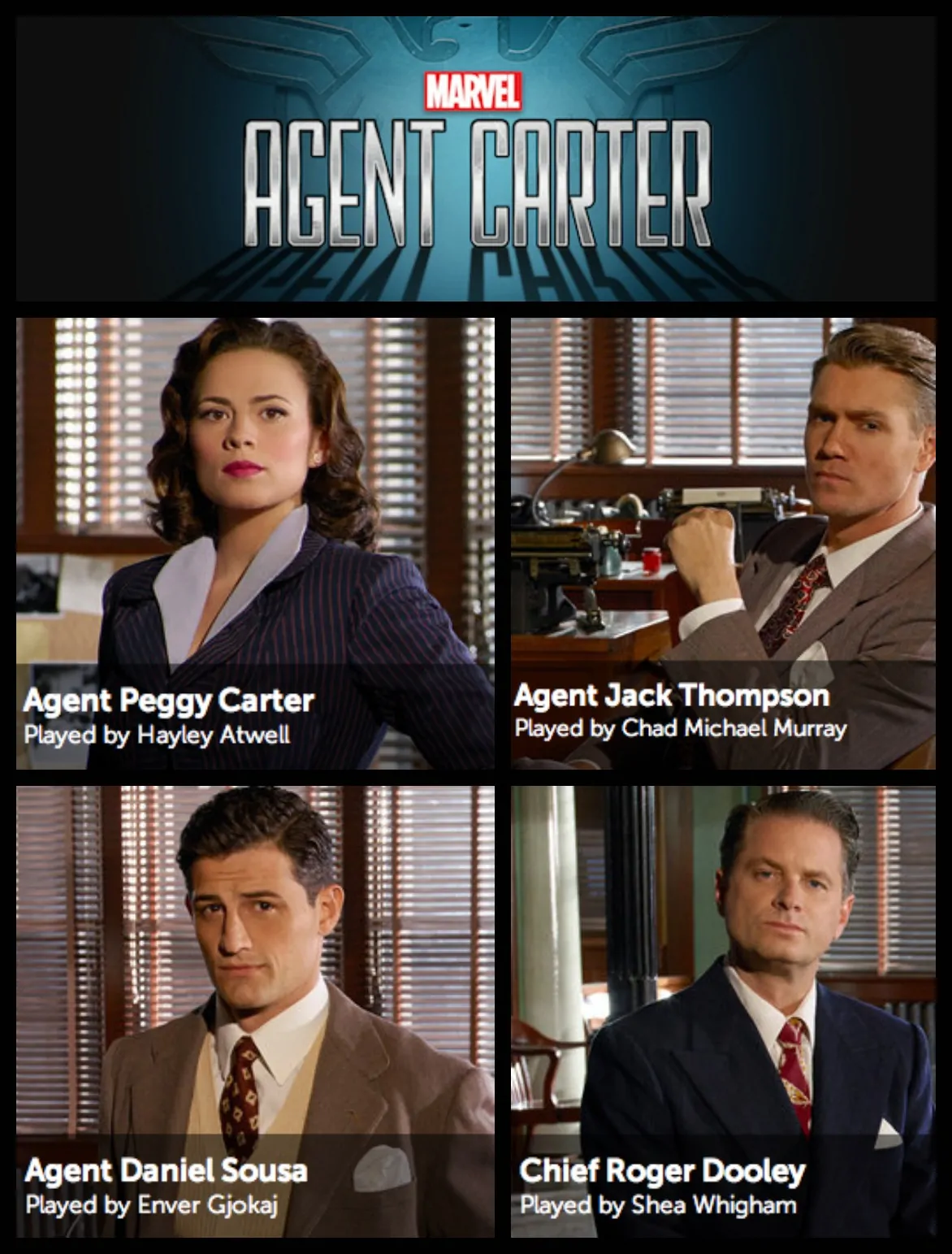 Agent Carter Cast - Photo Credit ABC