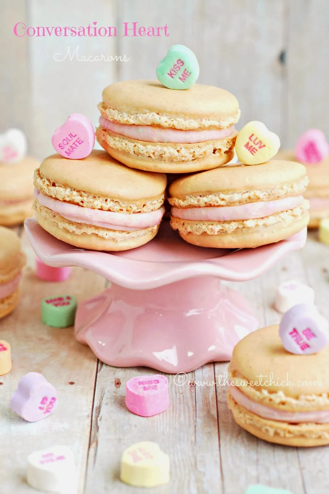 Conversation-Heart-Macarons - The Sweet Chick