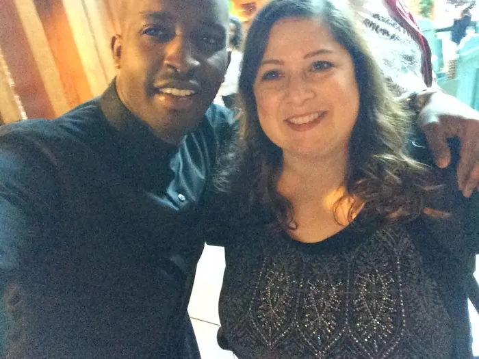 Elijah Kelley Selfie with 5Minutes for Mom Dawn Cullo