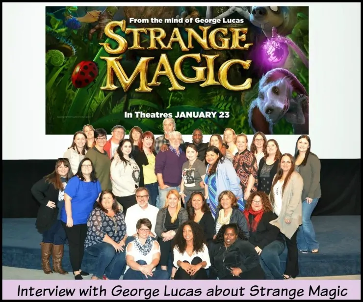 George Lucas Interview Group Photo Strange Magic