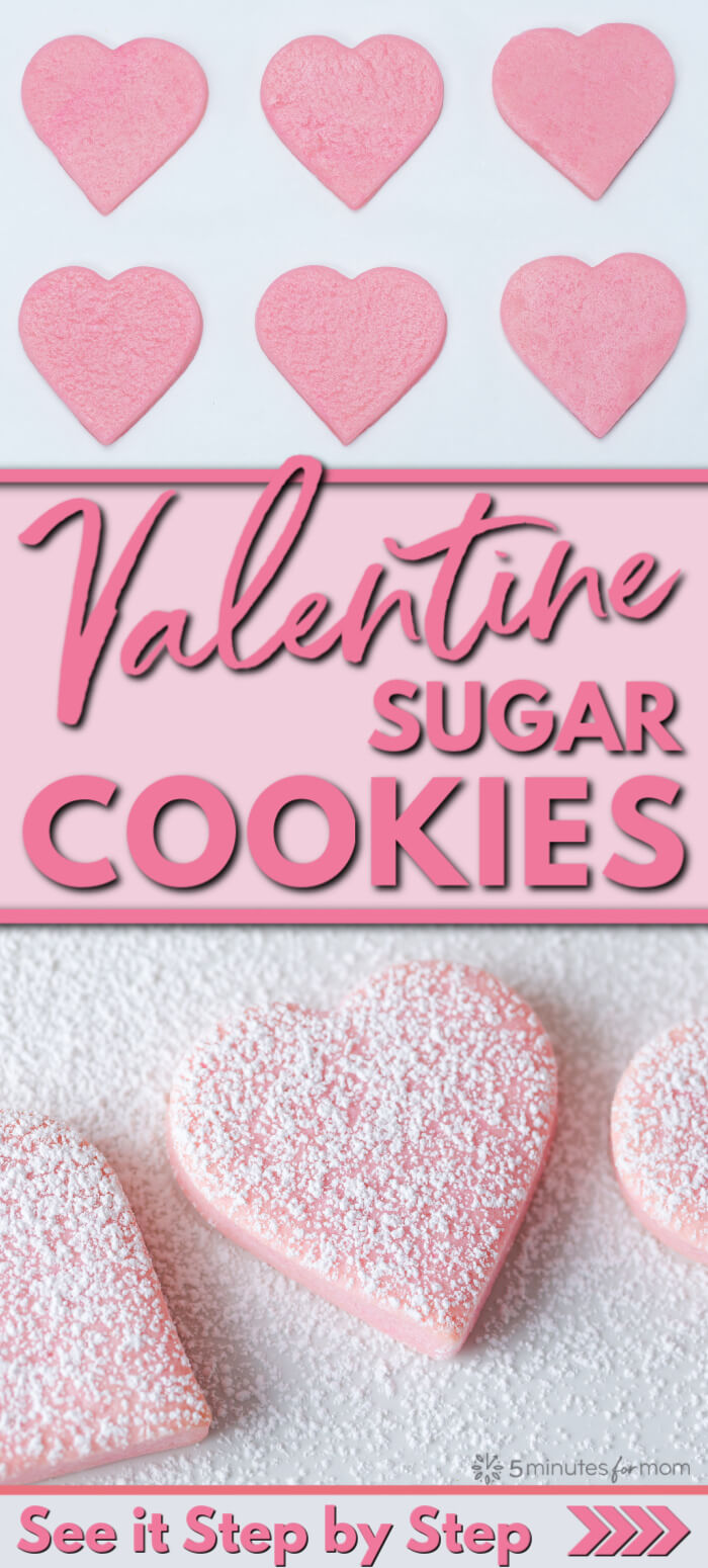 Valentine Sugar Cookies Recipe - Easy Valentines Day Cookies