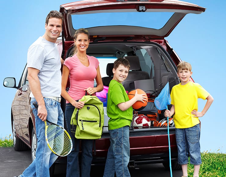 Busy families have a hard time planning a family vacation.